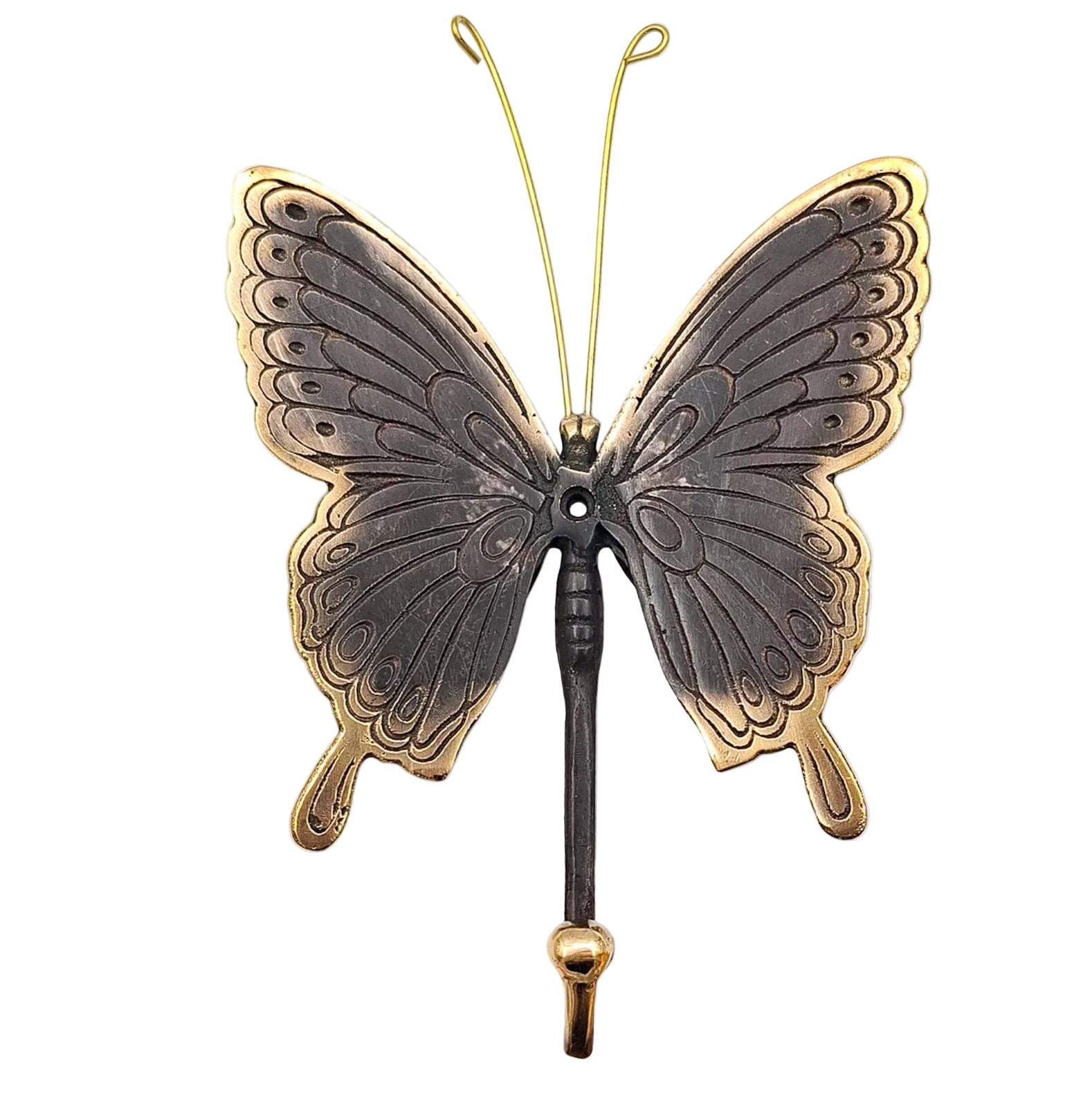 Crochet Laiton Antenne Papillon en laiton de Bali