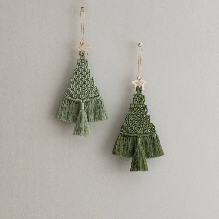 VIETNAM: Sapin de Noël en macramé X05